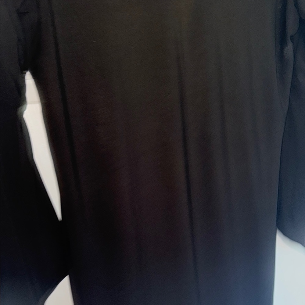 Sami & Jo reversible Black and teal  Floral Long Sleeve Dress - Picture 8 of 11